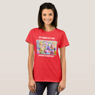 Camiseta Todos Os KInds De T-Shirt Com Amor