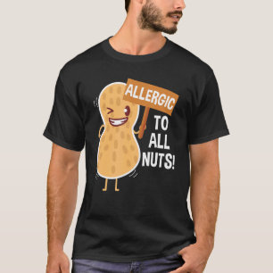 Camiseta Todos os Loucos Comida Alérgica de Sensibilização