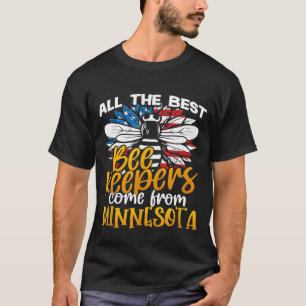 Camiseta Todos Os Melhores Apicultores Vêm De Minnesota Hon