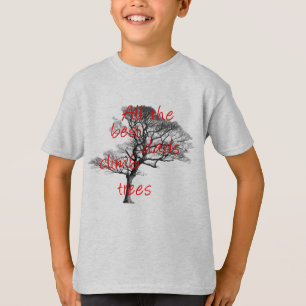 Camiseta Todos os melhores pais escalam árvores, arborista