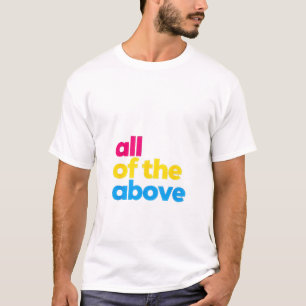 Camiseta Todos os meses do Orgulho LGBT Pansexual acima