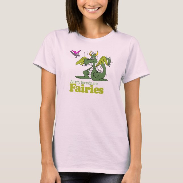 Camiseta Todos os meus amigos são Fairies (Frente)