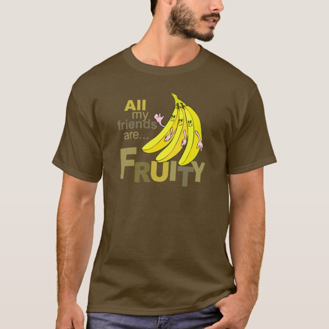Camiseta Todos os meus amigos são Fruity (Frente)