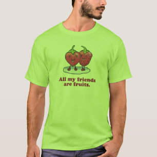 CAMISETA TODOS OS MEUS AMIGOS SÃO FRUTAS