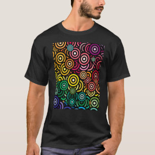 Camiseta Todos Os Meus Círculos Favoritos Rainbows Concentr