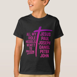 Camiseta Todos os Meus Ídolos Foram Presos Jesus Paulo Jose