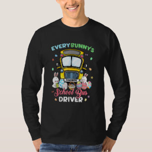 Camiseta Todos os motoristas favoritos do ônibus escolar Fe