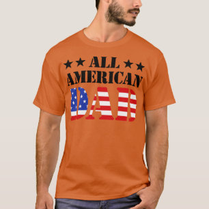Camiseta Todos os óculos de sol da bandeira dos EUA do pai