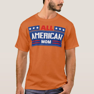 Camiseta Todos os óculos de sol da bandeira MOM americana,