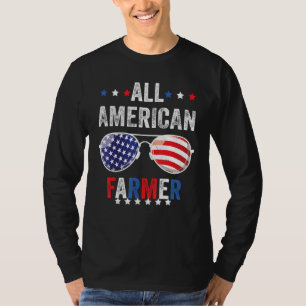Camiseta Todos os Óculos de Sol do Dia 4 de Julho da Bandei