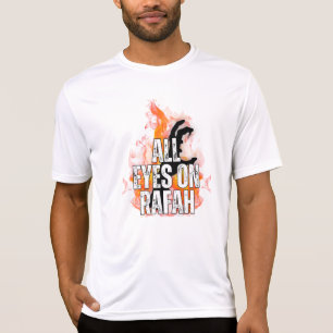 Camiseta TODOS OS OLHOS NA RAFAH - Rafah Gaza Massacre na P