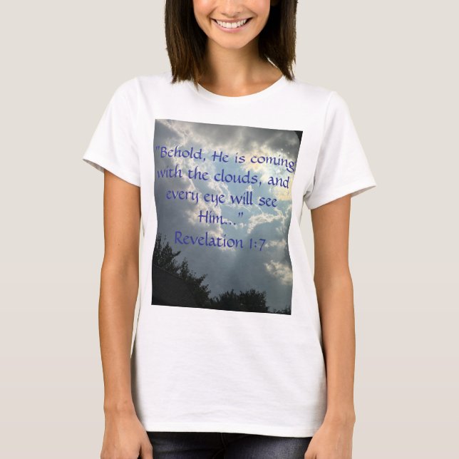 Camiseta Todos Os Olhos Vão Vê-Lo Revelar 1:7 (Frente)