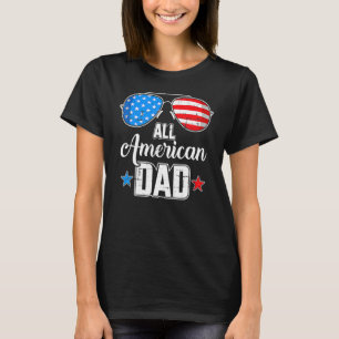 Camiseta Todos Os Pais Americanos 4 De Julho Comemorativos