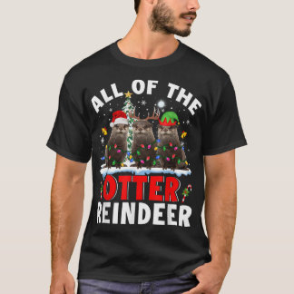 Camiseta Todos Os Papais noeis De Natal Da "Reindeer" Elf R
