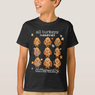Camiseta Todos os Perus se Comunicam de Maneira Diferente n