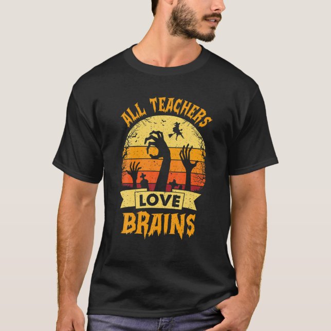 Camiseta Todos os Professores Figurinos de Dias de as Bruxa (Frente)