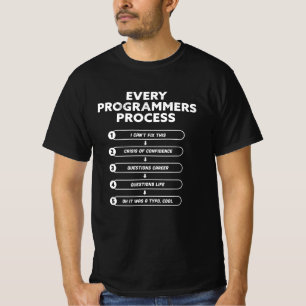 Camiseta Todos os Programadores Processam - Presente Engraç