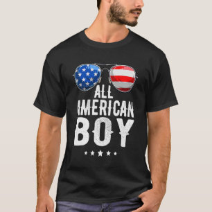 Camiseta Todos Os Rapazes Americanos 4 De Julho Meninos Ócu