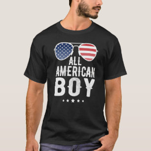 Camiseta Todos Os Rapazes Americanos 4 De Julho Meninos Ócu