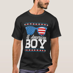 Camiseta Todos Os Rapazes Americanos 4 De Julho Meninos Ócu