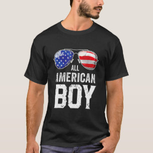 Camiseta Todos Os Rapazes Americanos 4 De Julho Meninos Ócu