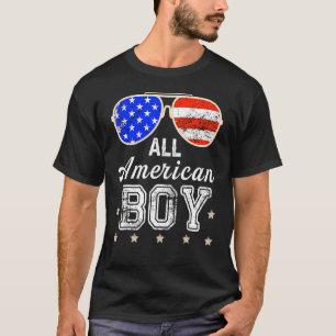 Camiseta Todos Os Rapazes Americanos 4 De Julho Meninos Ócu