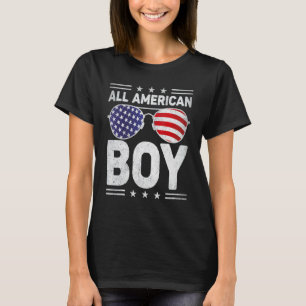 Camiseta Todos Os Rapazes Americanos 4 De Julho, Óculos Sol