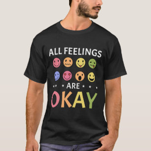 Camiseta Todos Os Sentimentos São Ok Conselheiro De Saúde M