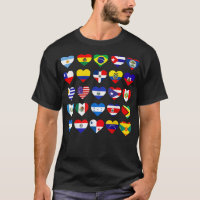 Todos os Sinalizadores Latino-Americanos Países Hi