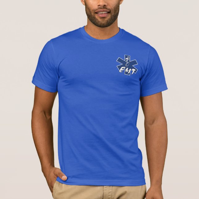 Camiseta Todos os T-Shirt de serviço ativo EMT (Frente)