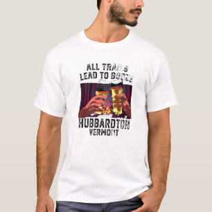 Camiseta Todos Os Trilhos Levam A Um Acampamento De Booze H
