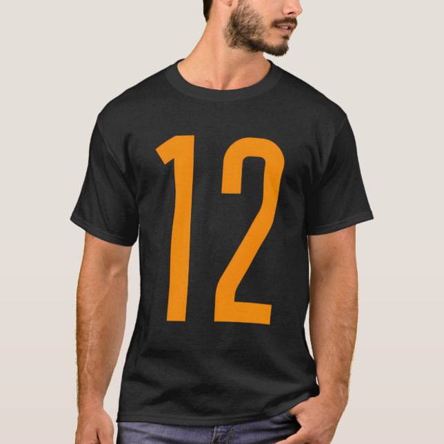 Camiseta Todos os Ventiladores Esportivos Favoritos Laranja (Frente)