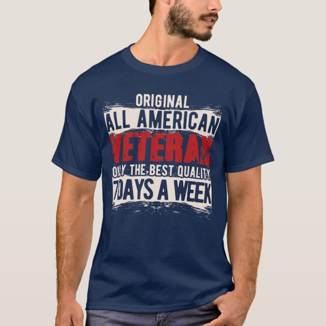 Camiseta Todos os Veteranos Americanos (Frente)