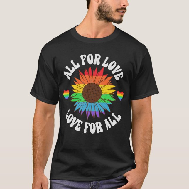 Camiseta Todos Pelo Amor Para Todos | Orgulho gay Mês (Frente)