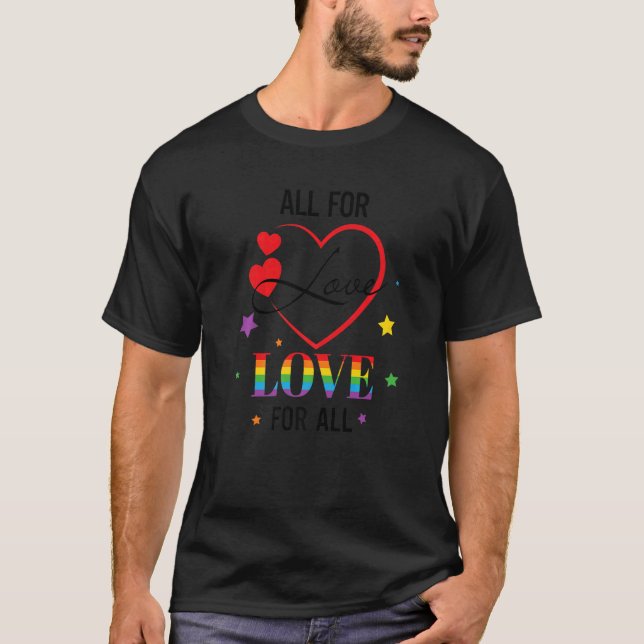 Camiseta Todos Pelo Amor Pelo Orgulho Lgbt (Frente)