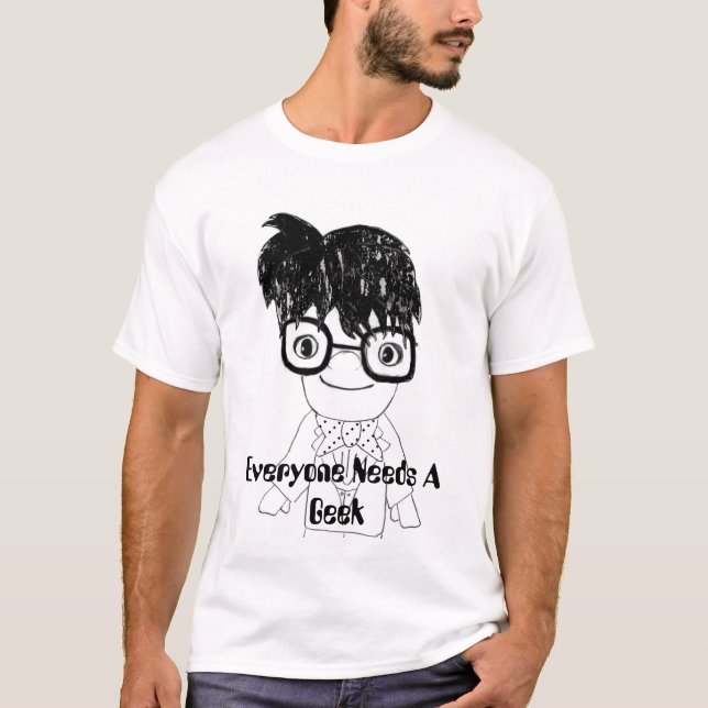 Camiseta Todos precisa um geek (Frente)