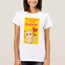 Camiseta todos precisam de amor