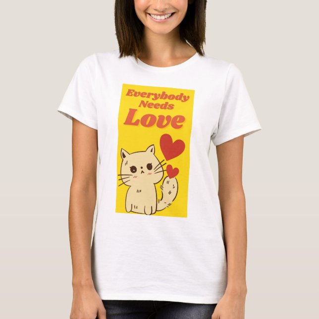 Camiseta todos precisam de amor (Frente)