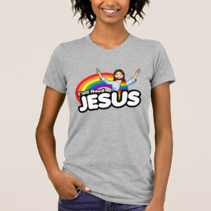 Camiseta Todos precisam de Jesus - Rainbow Jesus