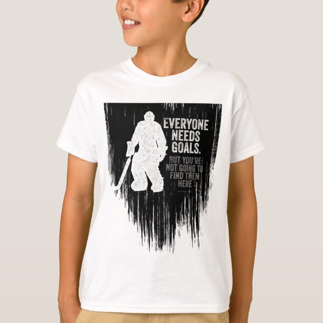 Camiseta Todos precisam de T-Shirt com objetivos (hóquei) (Frente)