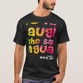 Camiseta Todos rimos na mesma língua que a gravata do PROFE