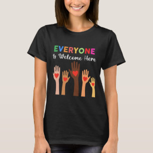 Camiseta Todos São Bem-Vindos Aqui Idaho Professor _1