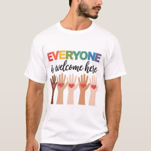 Camiseta Todos São Bem-Vindos Aqui Professor de Idaho