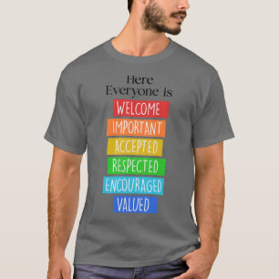 Camiseta Todos São Bem-Vindos Aqui Professor De Idaho 1
