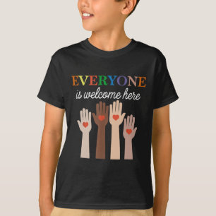Camiseta Todos São Bem-Vindos Aqui Professor De Idaho 58