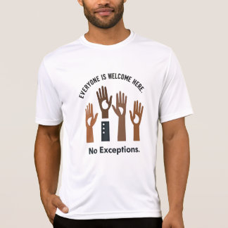 Camiseta Todos São Bem-Vindos Aqui Sem Exceções