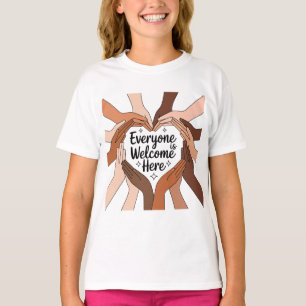 Camiseta Todos São Bem-Vindos Aqui - Unidade e Diversidade