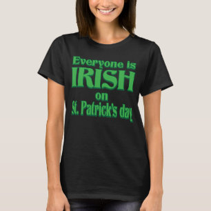 CAMISETA TODOS SÃO IRLANDESES NO DIA DE SÃO PATRÍCIO