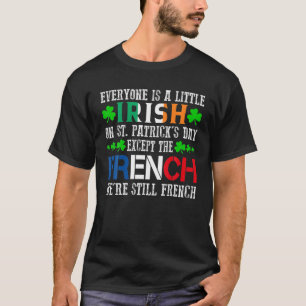 Camiseta Todos São Irlandeses Pequenos Em Excesso De Dia de