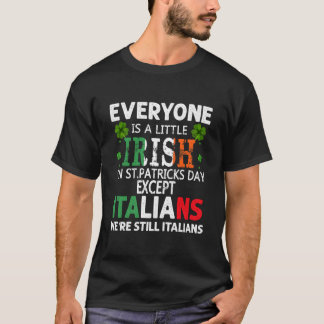 Camiseta Todos São Um Pouco Irlandeses No Dia De São Patríc